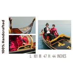 K208 Venetian Gondola Wooden Boat 15 