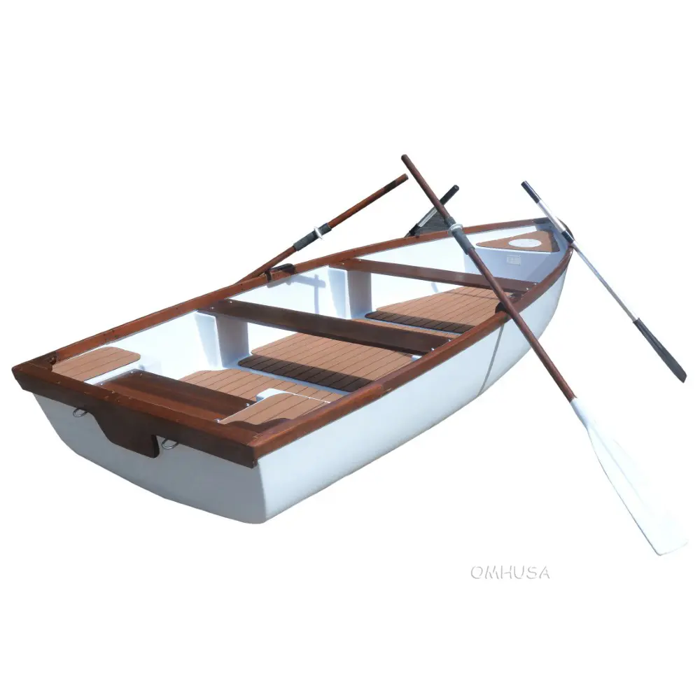 K232 11.5 ft Composite whitehall dinghy with teak accent K232-115-FT-COMPOSITE-WHITEHALL-DINGHY-WITH-TEAK-ACCENT-L01.WEBP