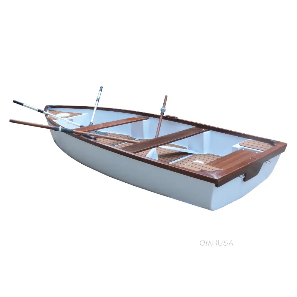 K232 11.5 ft Composite whitehall dinghy with teak accent k232-115-ft-composite-whitehall-dinghy-with-teak-accent-l04.jpg