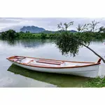 K241 18ft Composite Canoe w. Teak Gunwale k241-18ft-composite-whitehall-row-boat-w-teak-gunwale-l01060526.jpg