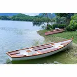 K241 18ft Composite Canoe w. Teak Gunwale k241-18ft-composite-whitehall-row-boat-w-teak-gunwale-l02060526.jpg