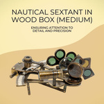 ND016 Nautical Sextant in wood box (Medium) 