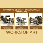 ND016 Nautical Sextant in wood box (Medium) 