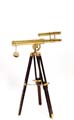 ND021 Brass Telescope with Stand- 18 Inch Nautical Decor 