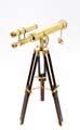 ND021 Brass Telescope with Stand- 18 Inch Nautical Decor 