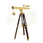 ND021 Brass Telescope with Stand- 18 Inch Nautical Decor 