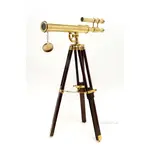 ND021 Brass Telescope with Stand- 18 Inch Nautical Decor 