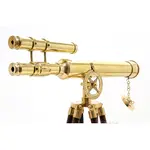 ND021 Brass Telescope with Stand- 18 Inch Nautical Decor 