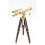 ND021 Brass Telescope with Stand- 18 Inch Nautical Decor 