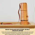 ND025 Brass Telescope with Stand-40 inch Nautical Decor 