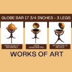 NG003 Globe bar 17 3/4 inches - 3 legs 