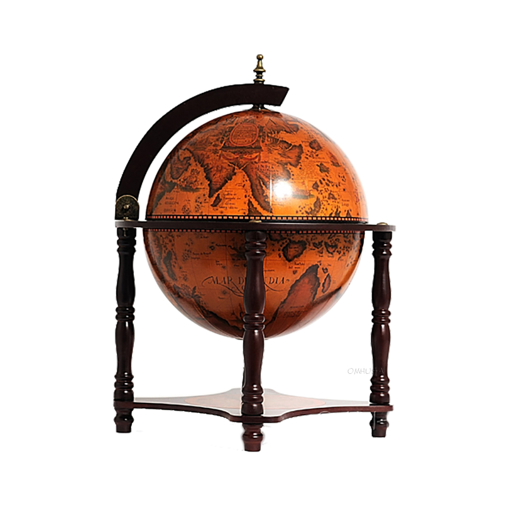 NG005 Globe bar 13 inches- 4 legged stand-red ng005-globe-bar-13-inches-4-legged-standred-l01.jpg