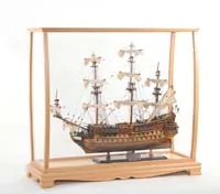 P033 Display Case for Midsize Tall Ship Clear Finish p033-display-case-for-midsize-tall-ship-clear-finish-l04.jpg