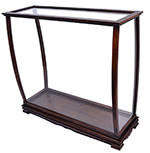 P094 Table Top Display Case Classic Brown 