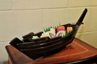 Q056 Dhow Boat Sushi Tray q056-dhow-boat-sushi-tray-l04.jpg
