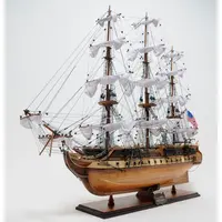 T012A USS Constitution Large With Table Top Display Case t012a-uss-constitution-large-with-table-top-display-case-l06.jpg