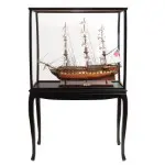 T012B USS Constitution Large With Floor Display Case t012b-uss-constitution-large-with-floor-display-case-l01.jpg