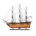 T012B USS Constitution Large With Floor Display Case 