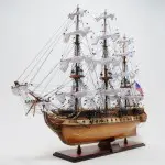 T012B USS Constitution Large With Floor Display Case 