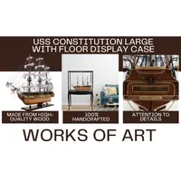 T012B USS Constitution Large With Floor Display Case t012b-uss-constitution-large-with-floor-display-case-l18.jpg