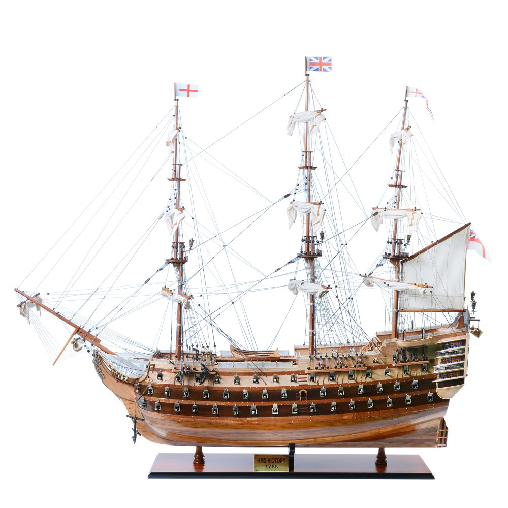 T032 HMS Victory Xl War Ship Model Fleet Admiral Line Limited Edition t032-hms-victory-xl-war-ship-model-l01.jpg