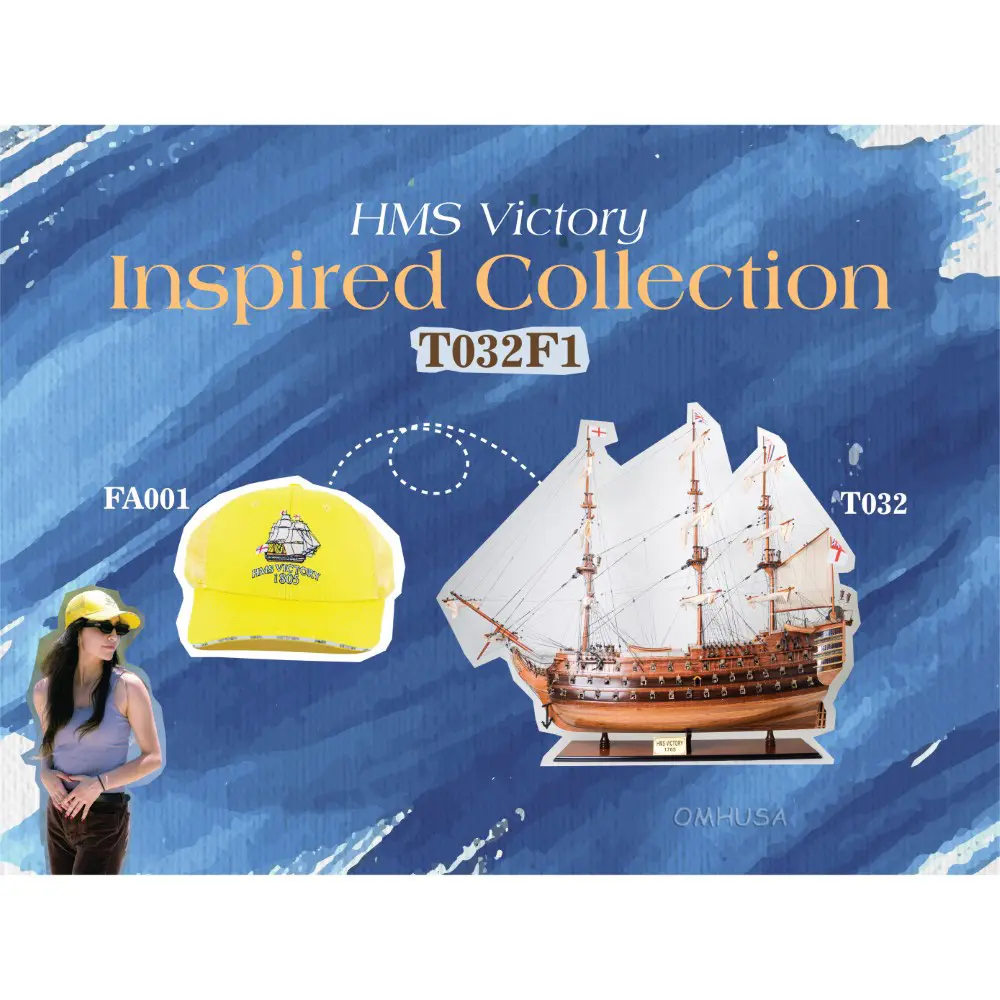 T032F1 Ultimate HMS Victory Combo: A Model Ship and Classic Hat T032F1-ULTIMATE-HMS-VICTORY-COMBO-A-MODEL-SHIP-AND-CLASSIC-HAT-L01.WEBP