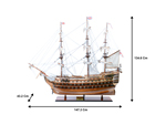 T032F1 Ultimate HMS Victory Combo: A Model Ship and Classic Hat 
