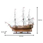 T032F1 Ultimate HMS Victory Combo: A Model Ship and Classic Hat 