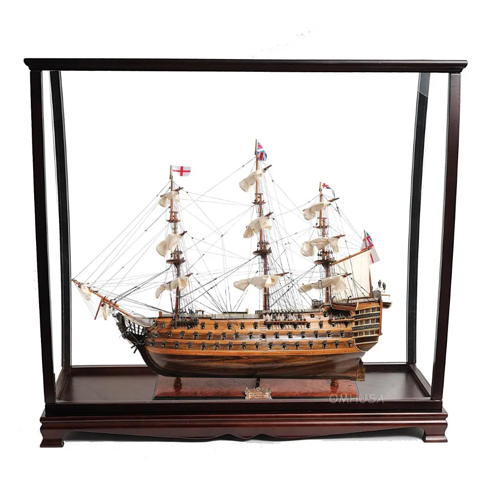 T033A HMS Victory Midsize With Display Case T033A-HMS-VICTORY-MIDSIZE-WITH-DISPLAY-CASE-L01.WEBP