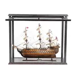 T033B HMS Victory Midsize With Display Case Front Open 