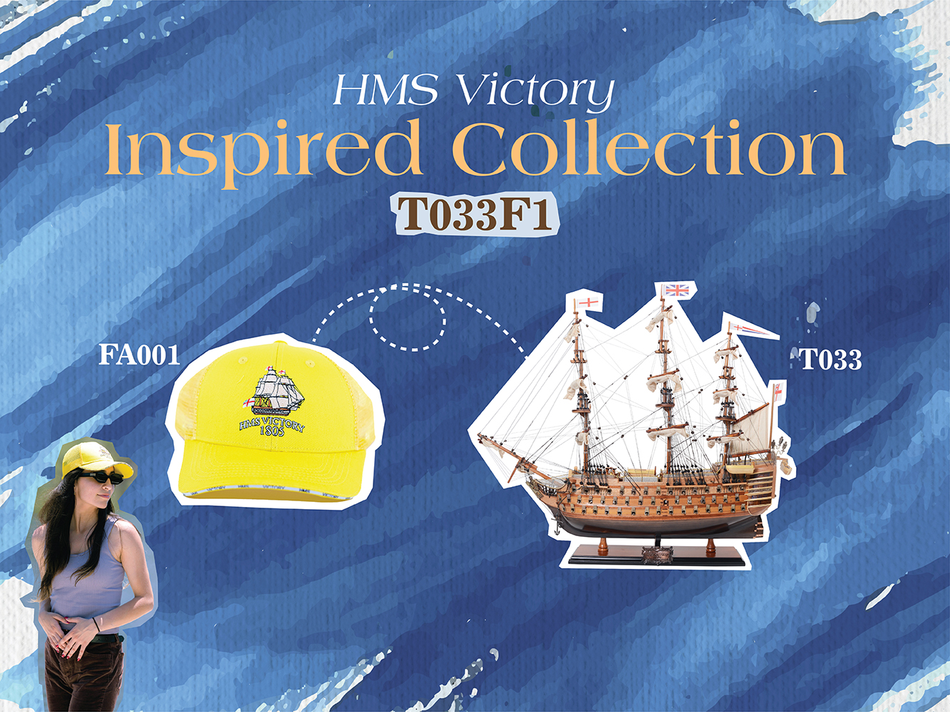 T033F1 Ultimate HMS Victory Combo: A Model Ship and Classic Hat t033f1-ultimate-hms-victory-combo-a-model-ship-and-classic-hat-l01.jpg