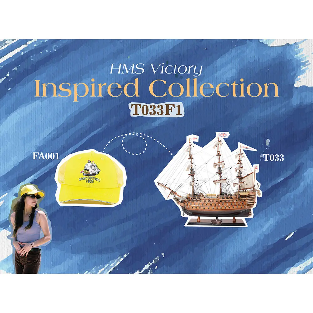 T033F1 Ultimate HMS Victory Combo: A Model Ship and Classic Hat T033F1-ULTIMATE-HMS-VICTORY-COMBO-A-MODEL-SHIP-AND-CLASSIC-HAT-L01.WEBP