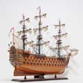T034A HMS Victory Large With Table Top Display Case 