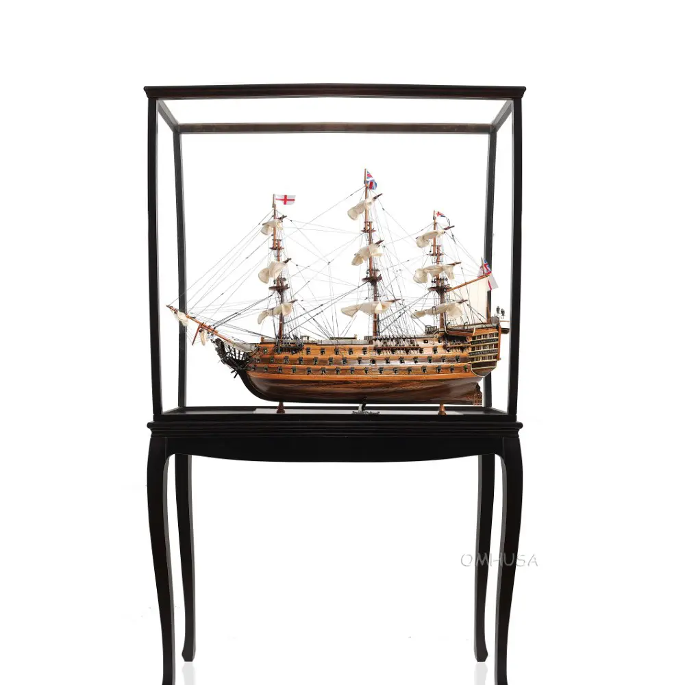 T034B HMS Victory Large With Floor Display Case T034B-HMS-VICTORY-LARGE-WITH-FLOOR-DISPLAY-CASE-L01.WEBP