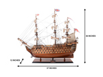 T034F1 Ultimate HMS Victory Combo: A Model Ship and Classic Hat 