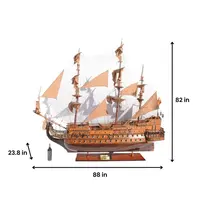 T068 San Felipe XXL War Ship Model Limited Edition Fleet Admiral Line t068-san-felipe-xxl-war-ship-model-l15.jpg