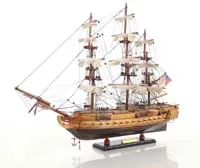 T089A USS Constitution Small with Display Case t089a-uss-constitution-small-with-display-case-l03.jpg