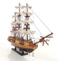 T089A USS Constitution Small with Display Case t089a-uss-constitution-small-with-display-case-l05.jpg
