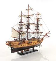 T089A USS Constitution Small with Display Case t089a-uss-constitution-small-with-display-case-l07.jpg