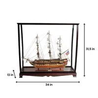 T097A USS Constitution Midsize With Display Case t097a-uss-constitution-midsize-with-display-case-l11.jpg