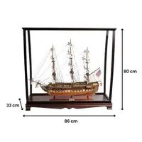 T097A USS Constitution Midsize With Display Case t097a-uss-constitution-midsize-with-display-case-l12.jpg