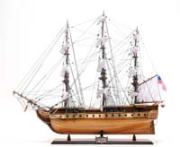 T097B USS Constitution Mid With Display Case Front Open 