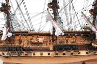 T097B USS Constitution Mid With Display Case Front Open t097b-uss-constitution-mid-with-display-case-front-open-l14.jpg