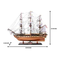 T097F2 Ultimate USS Constitution Combo: A Model Ship and Classic Hat t097f2-ultimate-uss-constitution-combo-a-model-ship-and-classic-hat-l11.jpg