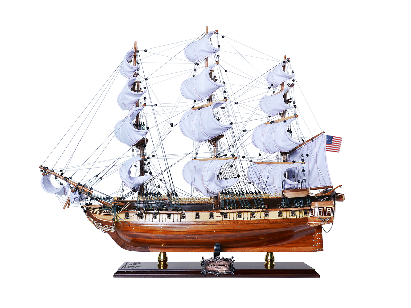 T097L USS Constitution Limited Edition Downwind Full Sails Only 100 Units Produced t097l-uss-constitution-limited-edition-downwind-full-sails-only-100-units-produced-l01.jpg