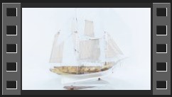 T135 Lynx Painted Tall Ship Model 