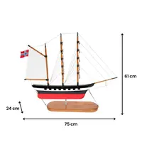 T294 Wind Pointer Model Boat Weather Vane t294-wind-pointer-model-boat-l10.jpg