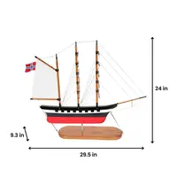 T294 Wind Pointer Model Boat Weather Vane t294-wind-pointer-model-boat-l11.jpg