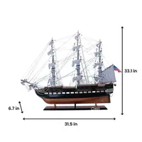 T303 USS Constitution Large Painted Admiral Line t303-uss-constitution-large-painted-l09.jpg