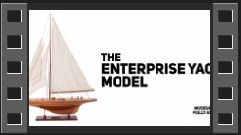 Y025 Enterprises Sm Sailboat Model America Cup 